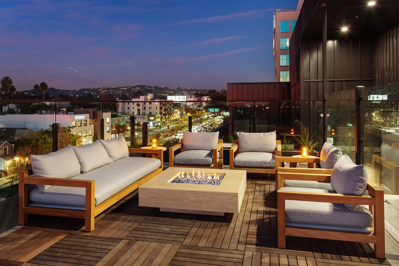 Ten310 Rooftop Lounge with Firepit